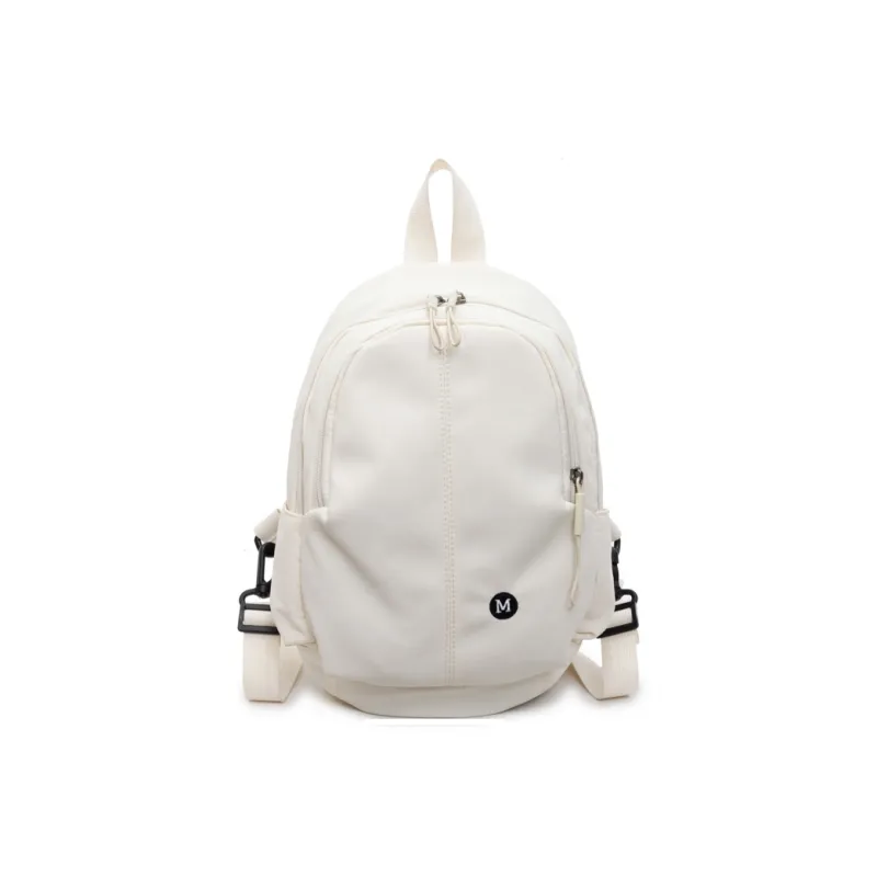 ZOGA Fabric Backpack Regular Unisex Ecru/Black/Burgundy/Green-5