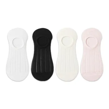 AUGUST No Show Socks Women's 4 Pack