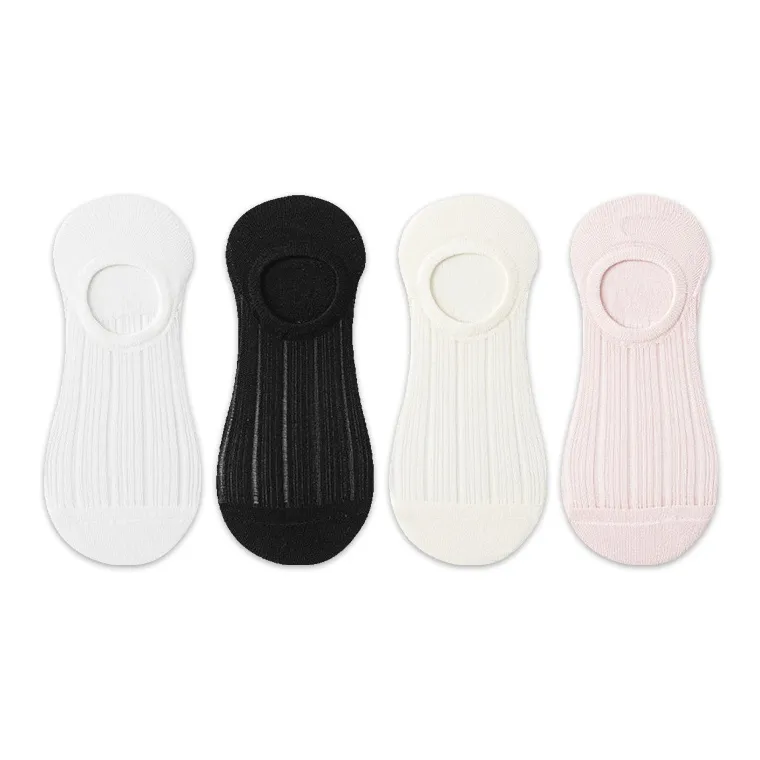 AUGUST No Show Socks Women's 4 Pack-0
