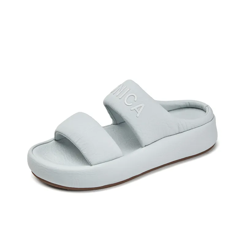 La Chapelle Slide Slippers Women's Blue-0