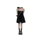 Black Camisole Puffy Skirt