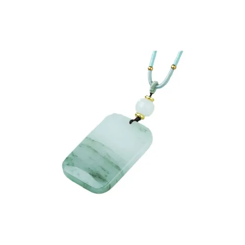 Dora Skewers Cinnabar Jade Pendants Unisex