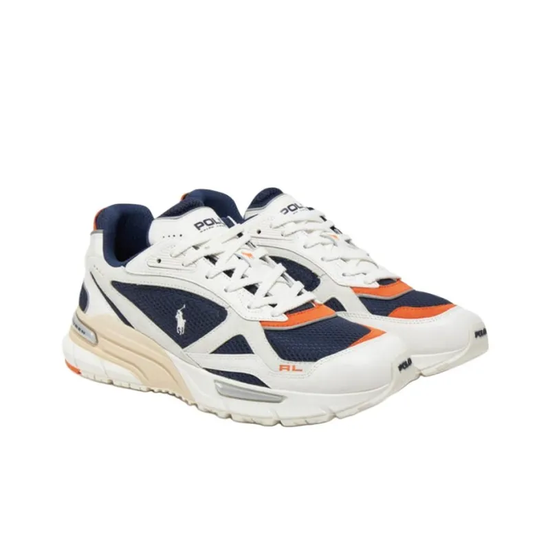 Polo Ralph Lauren Trackster 275 Low Top Casual Shoes Men's White-2