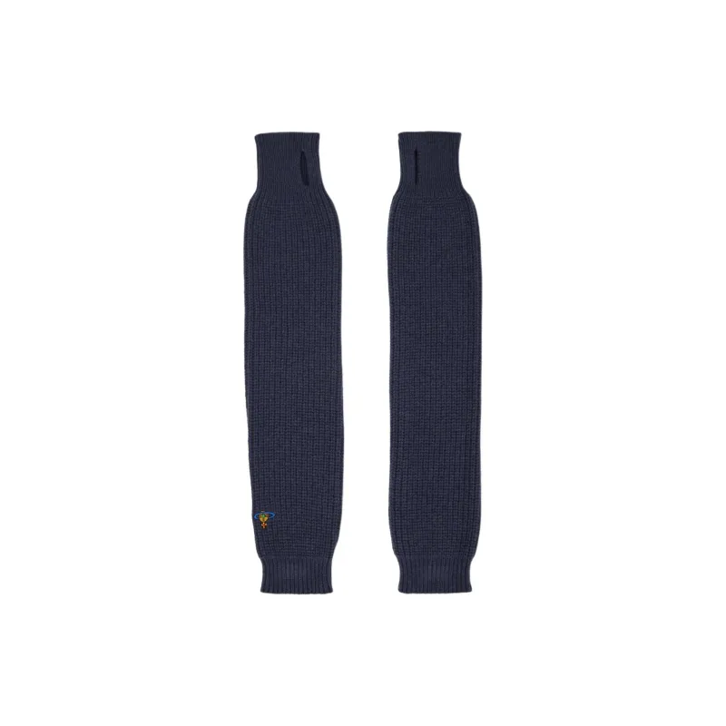 Vivienne Westwood Merino Wool, Cashmere Gloves Men's Blue-0