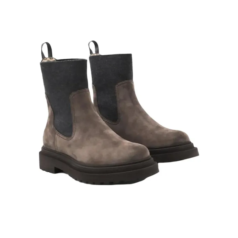 Brunello Cucinelli Ankle Boots Women's Brown-2