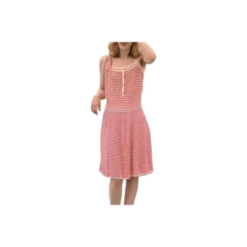 CHANEL 21C Early Spring Vacation Collection Slip Dress Women's Pink