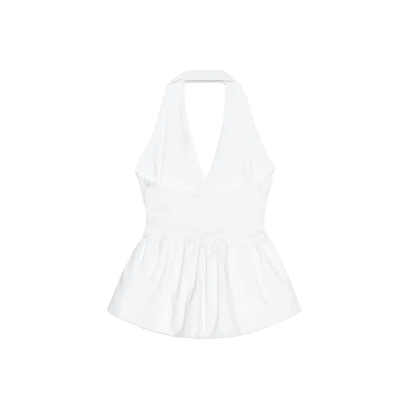 ZARA Tank Tops Women's White-1