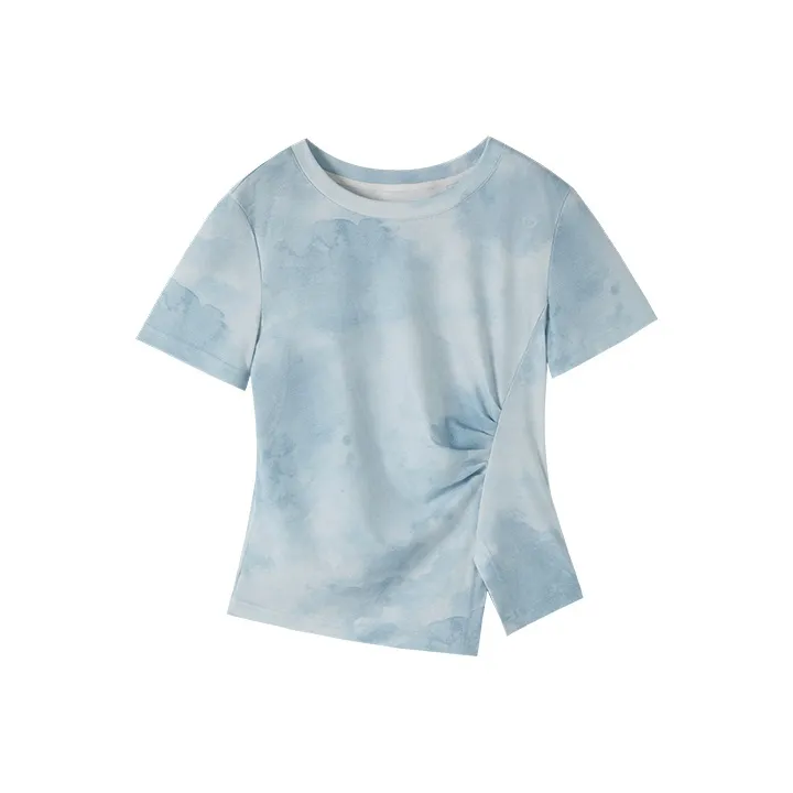 XIANGYING T Shirts Women's Route Blue-0