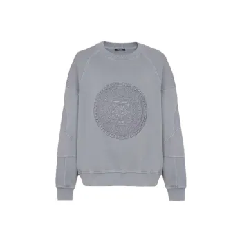 BALMAIN Sweatshirts Men Gray