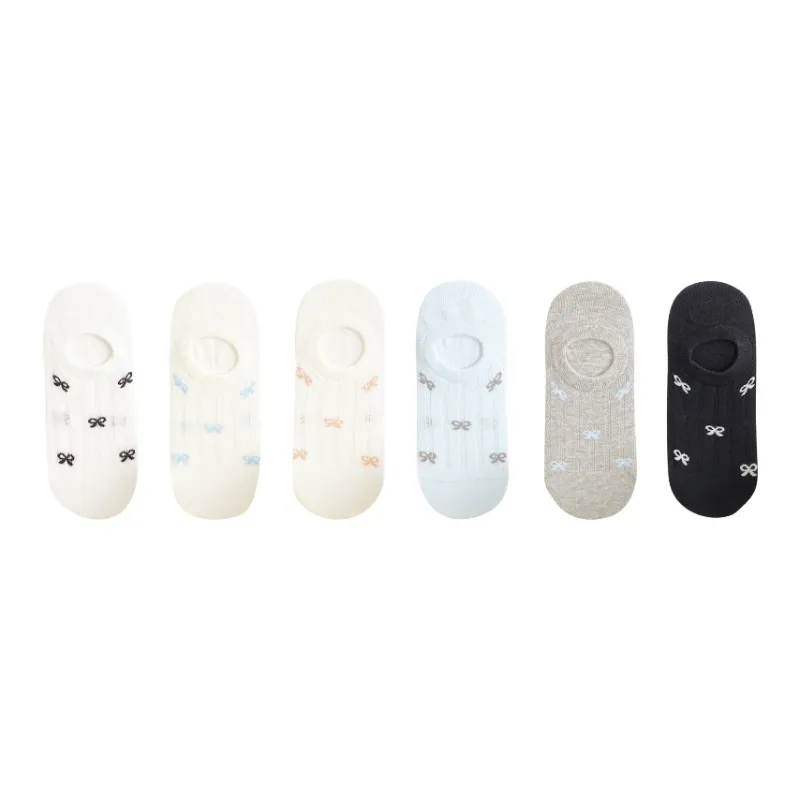 AUGUST No Show Socks Women's 6 Pack-0