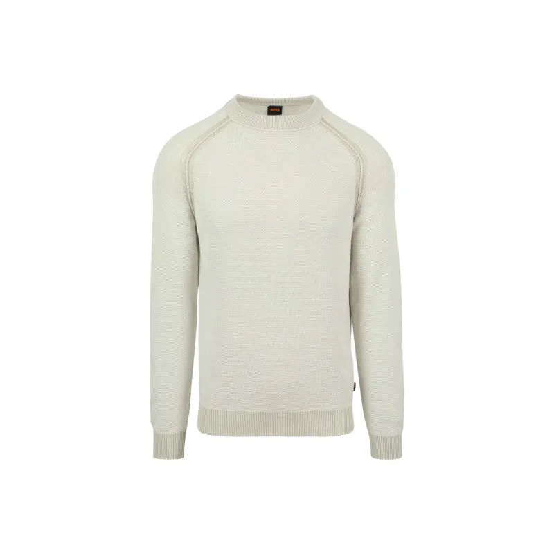 HUGO BOSS Crew neck Cotton Blend Jumper-0