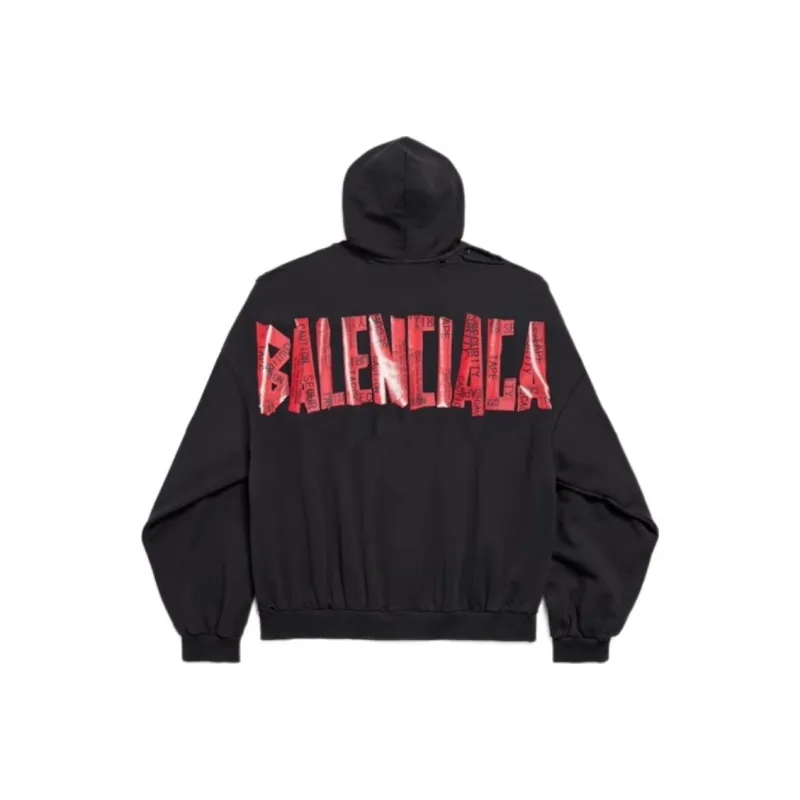 Balenciaga Logo print Hoodie-1