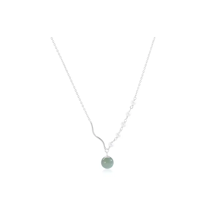 GUDS GAVE Colored Glaze Jade Necklaces Women's-0