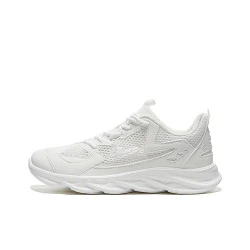 WARRIOR Running Shoes Men Low Top White