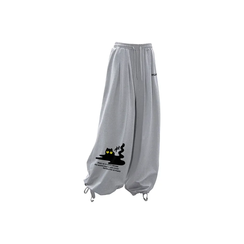 HUANQIU Casual Pants Unisex-5