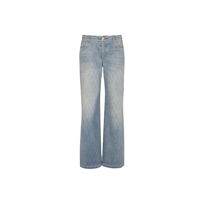 BALMAIN Diamond stitched Jeans-0