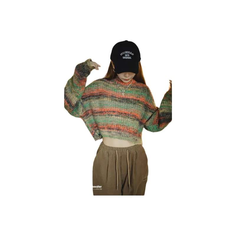 MADEN Sweater Women's Mustard Yellow-1