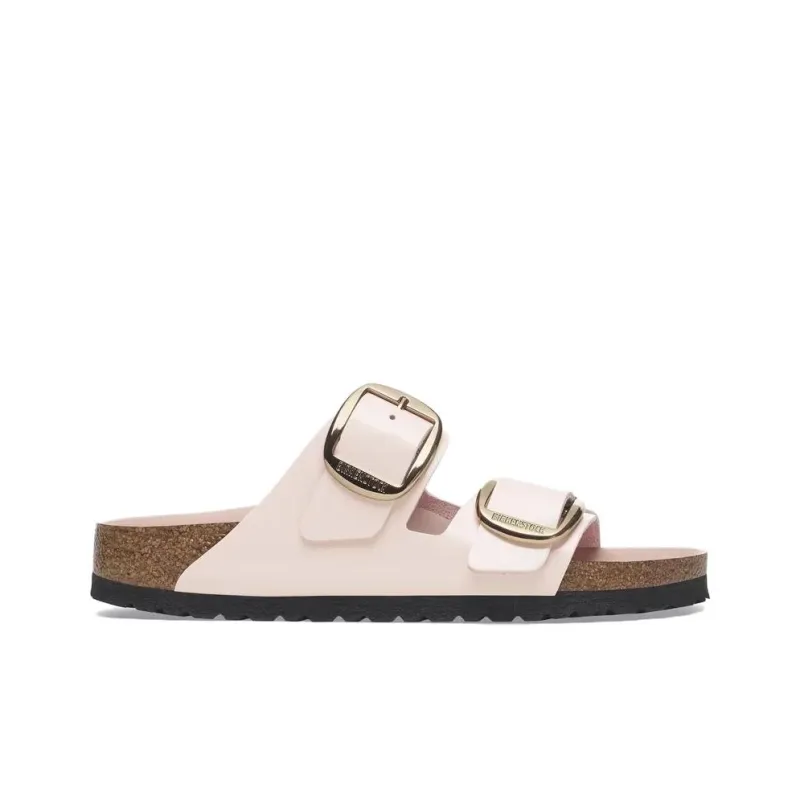 Birkenstock Arizona Big Buckle Slide Slippers Women's White Regular Loose Fit-1
