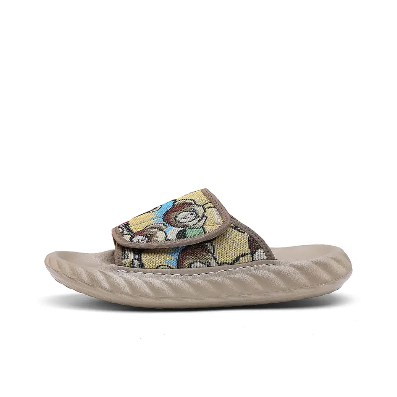 Shiozawa Stitching Abrasion Resistant Slide Slippers Men's-6
