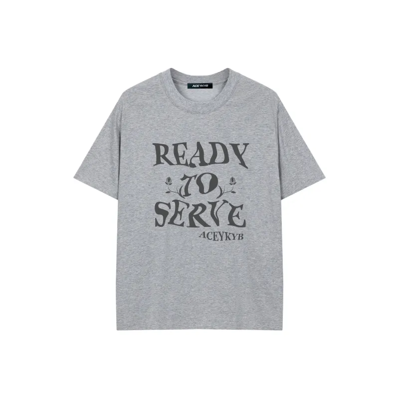 YK&YB T Shirts Unisex Gray-0