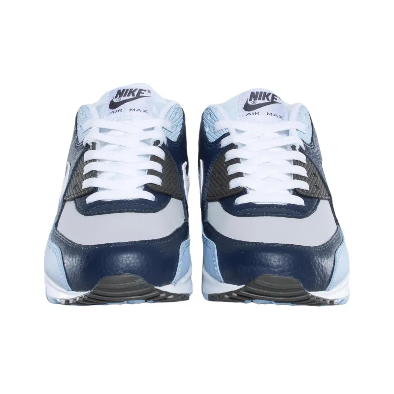 Nike Air Max 90 Anti Slip Wear Resistant Low Top Running Shoes Men's Light Blue-2