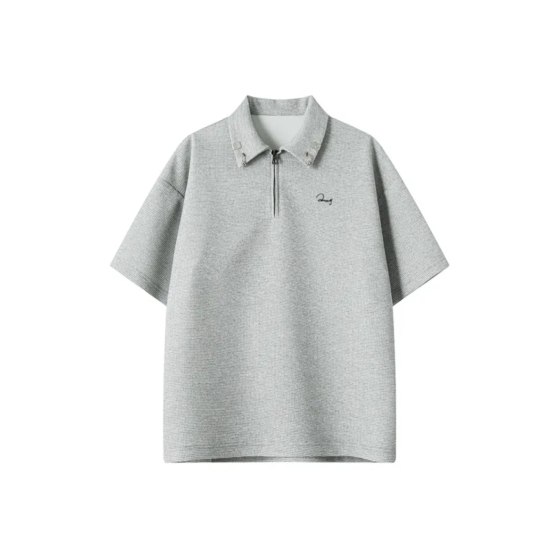 Qnxeey Polo Shirts Unisex-4