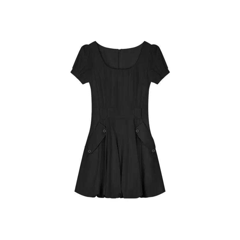 Mu Xiao Xin Short Sleeved Dress Women's-15