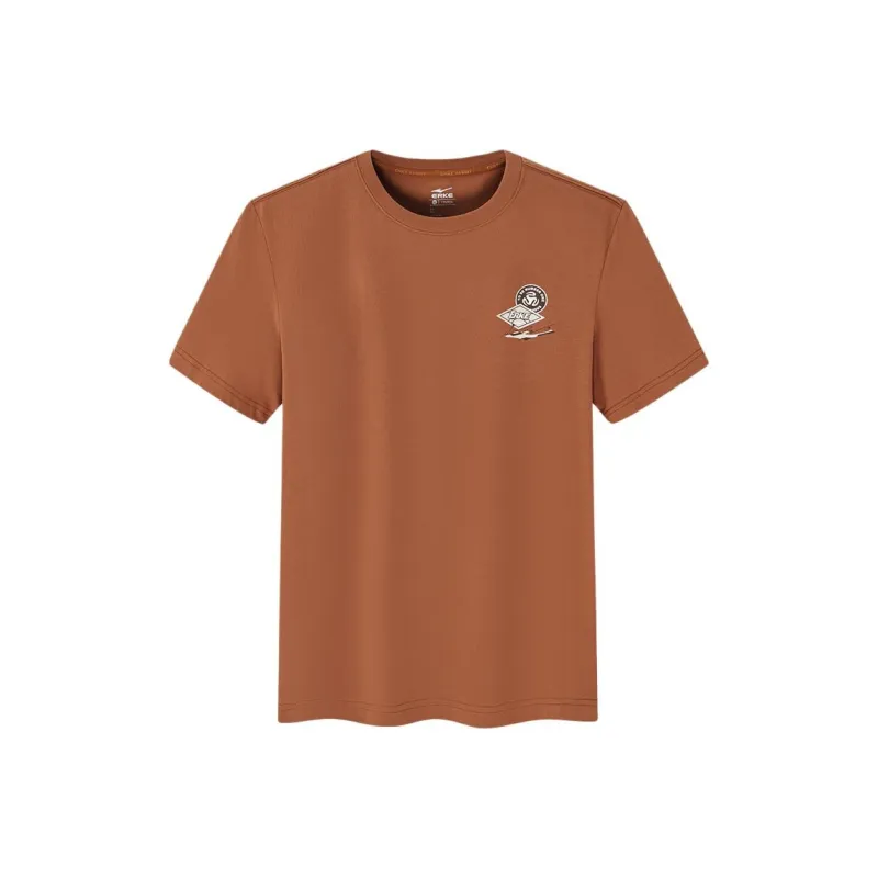 Erke Sports Life Collection T Shirt Men's Cold Pine Orange-0