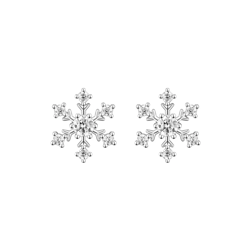 Disney Frozen Series S925 Silver Stud Earrings Women's-2