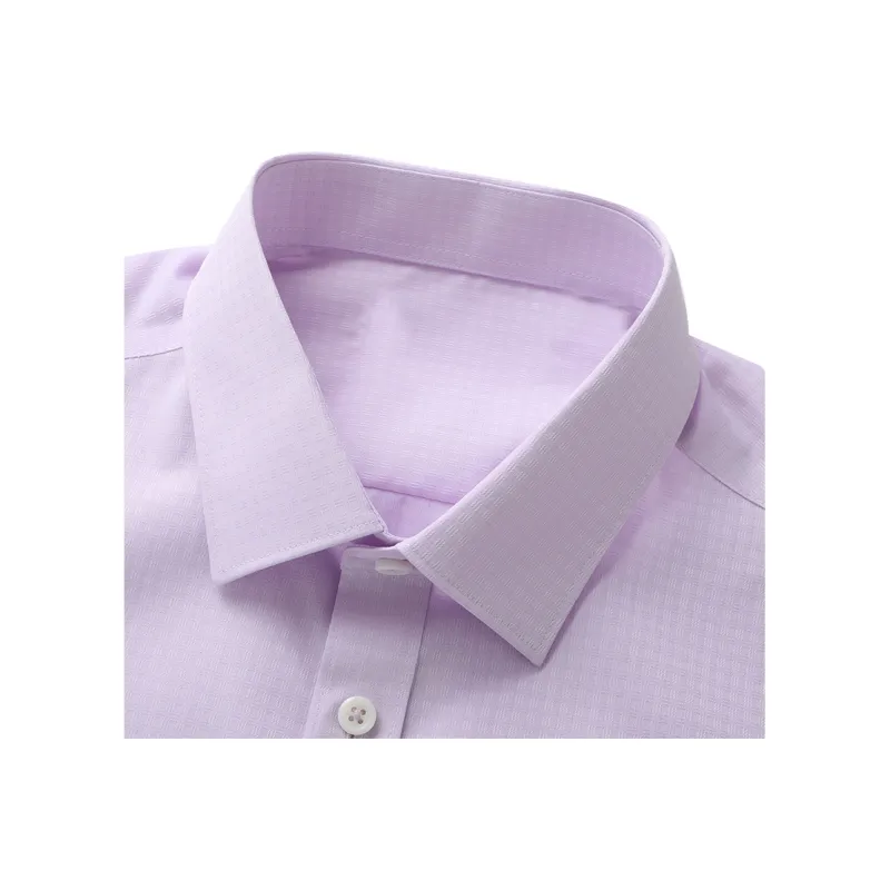 ARTSDON Shirts Men Light Purple Pattern-2