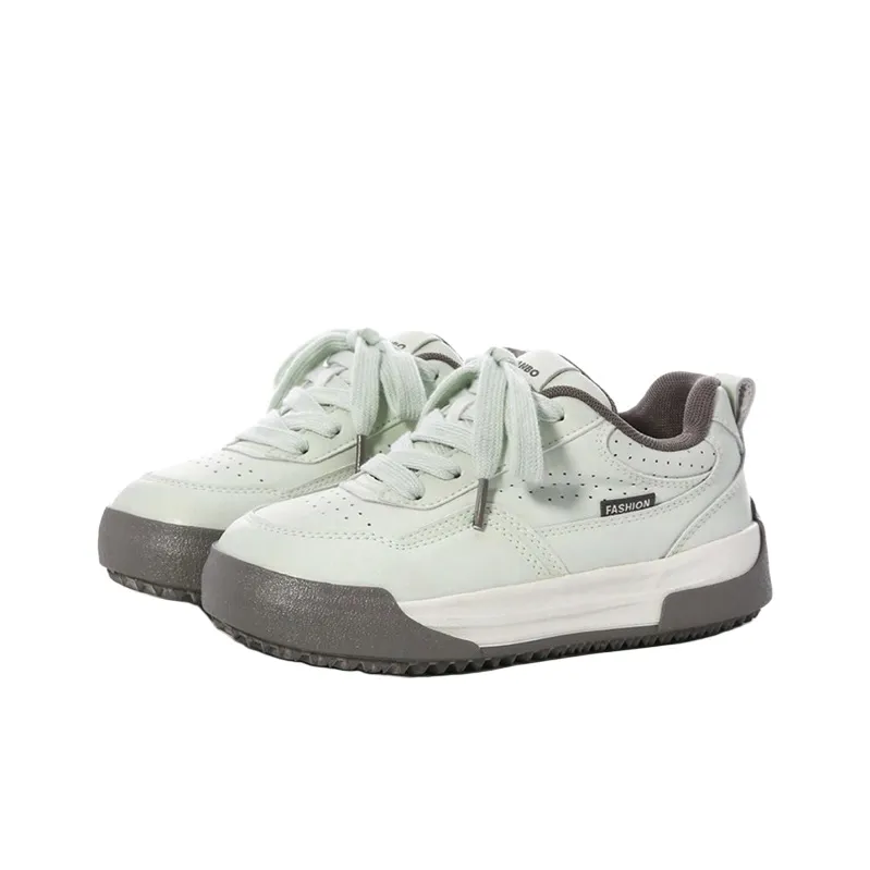 The New Age Family Low Top Skateboard Shoes Women's Green-1