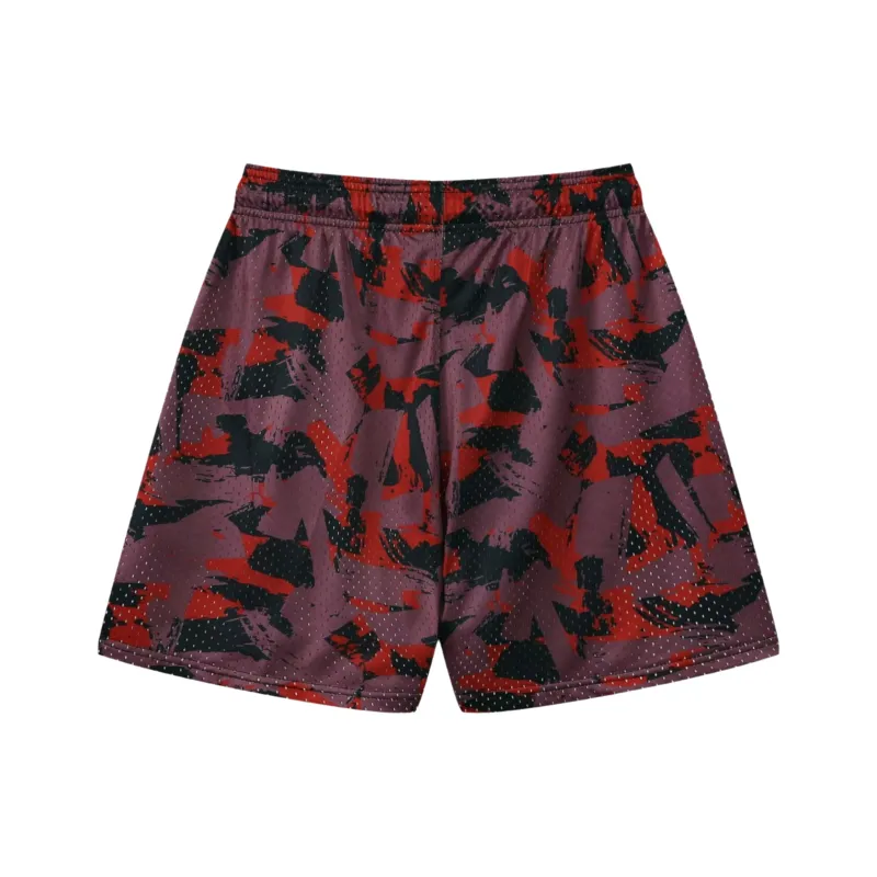 KPADB Lace Up Loose Fit Training Competition Fitness Running Basketball Shorts Unisex-1