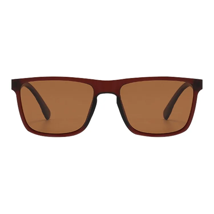 PRETTYALLUSION PC Metal Square Sunglasses Men's-3