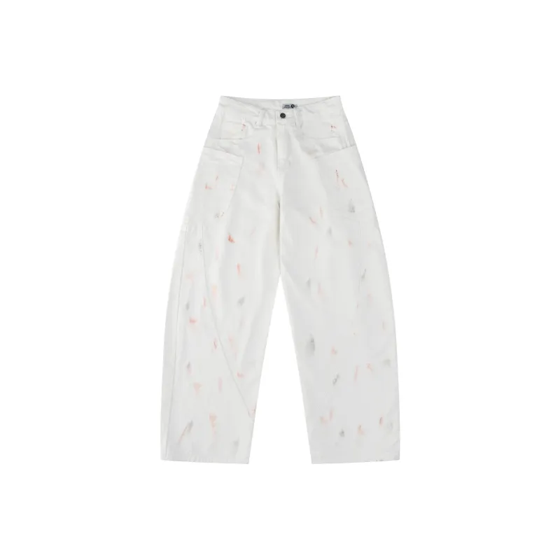 YINLEI Jeans Women's White-0