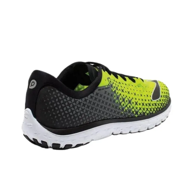 Brooks Anti Slip Wear Resistant Low Top Running Shoes Men's Black Green-3