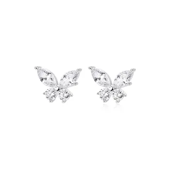 Wylyp 925 Sterling Silver Stud Earrings Women's Silver Box