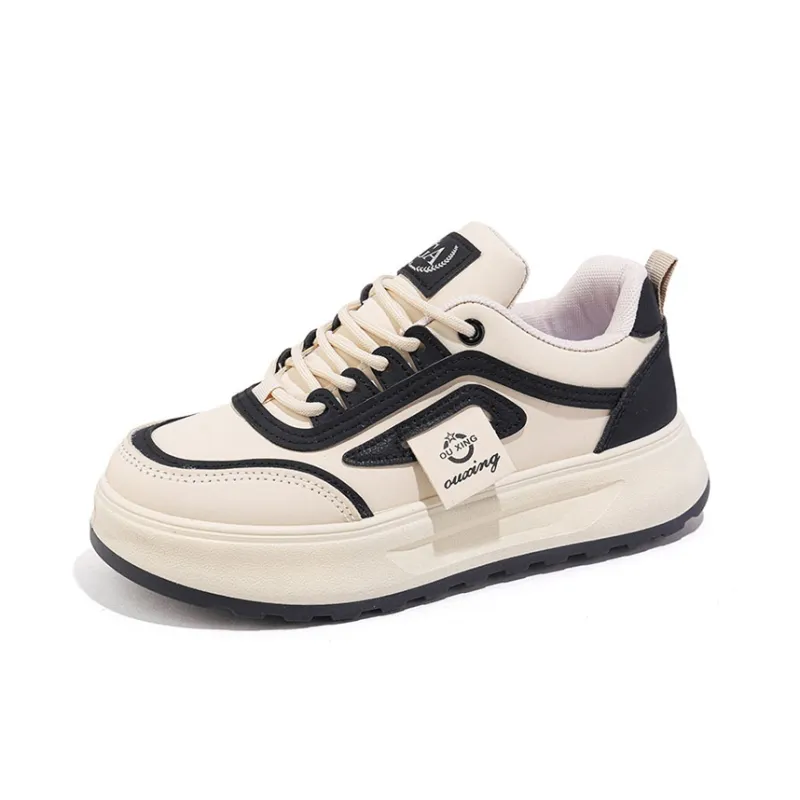 Gai Renpu Anti Slip And Wear Resistant Height Increasing Low Top Skateboard Shoes Women's-7