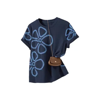 TOUCH T Shirts Women's Navy Blue
