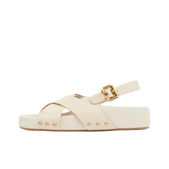 Chloe Mae One Strap Sandals Women's White