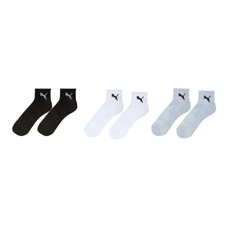 PUMA Calcetines Cuarto De Caña De Media Toalla Para Hombre 6 Pares-0