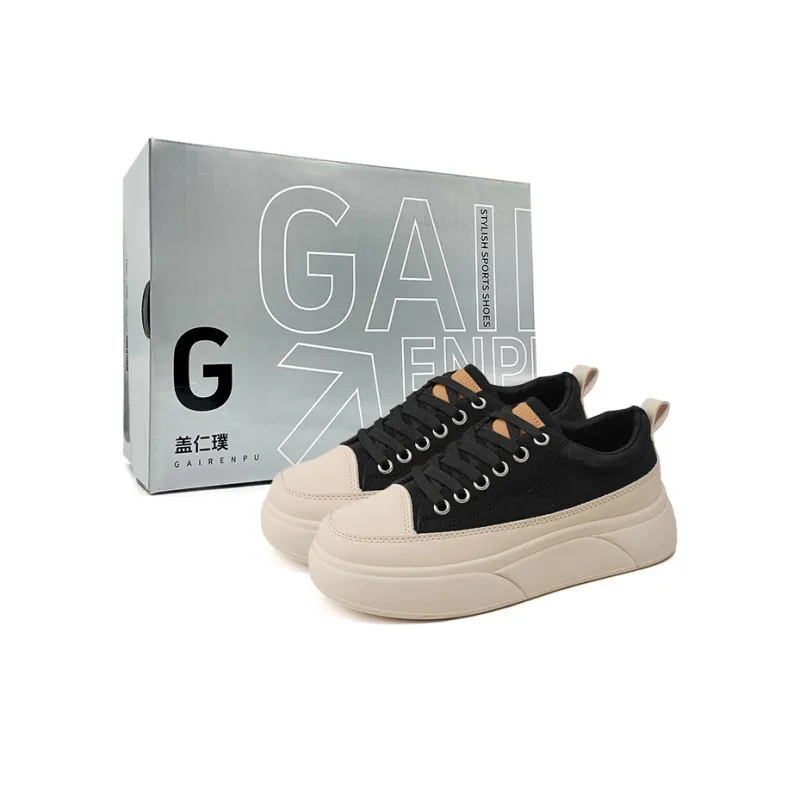 Gai Renpu Slip Resistant, Abrasion Resistant, Breathable Low Top Skateboard Shoes Women's-0