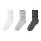 [3 Pack]White+Light Gray+Dark Gray
