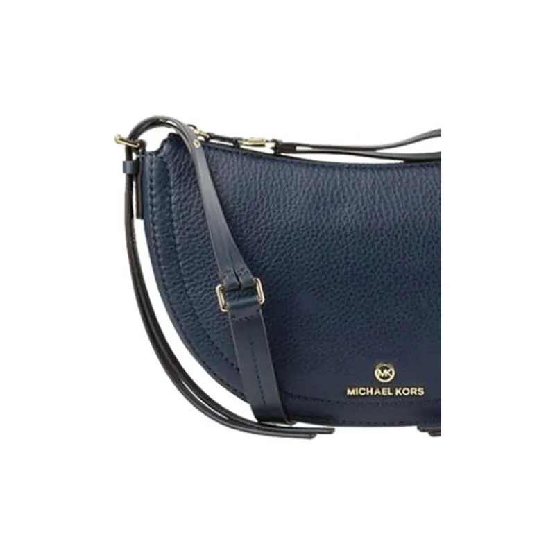 MICHAEL KORS Leather Crossbody Bag, Shoulder Bag Women's Blue-4
