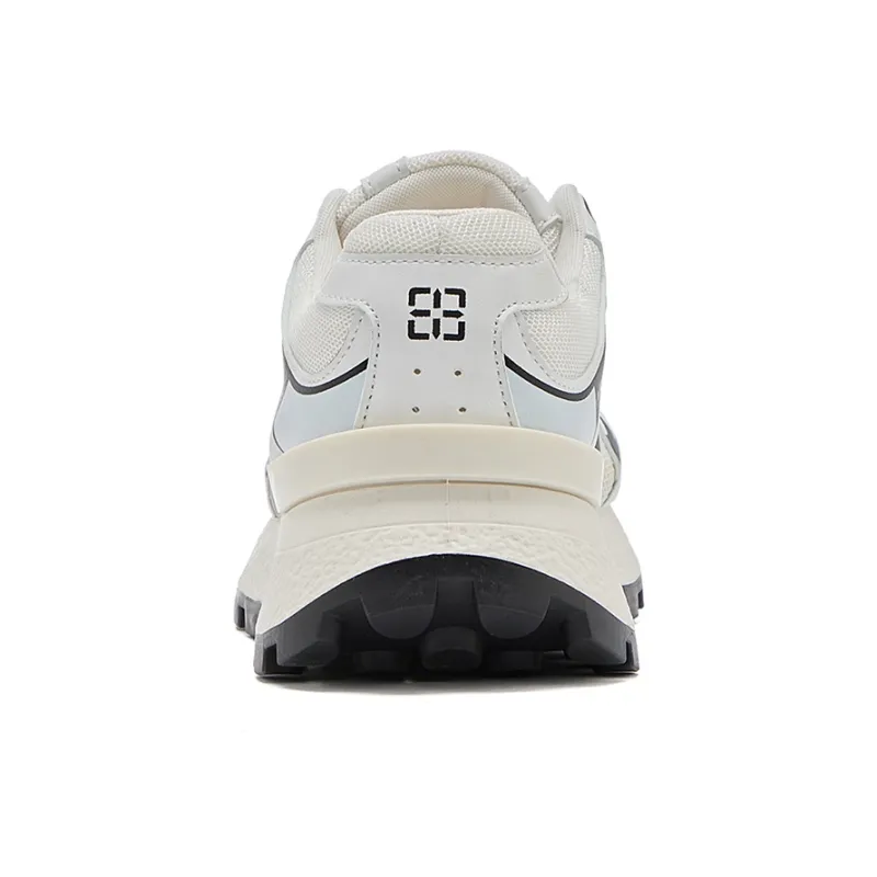 La Chapelle Low Top Chunky Sneakers Women's White-4