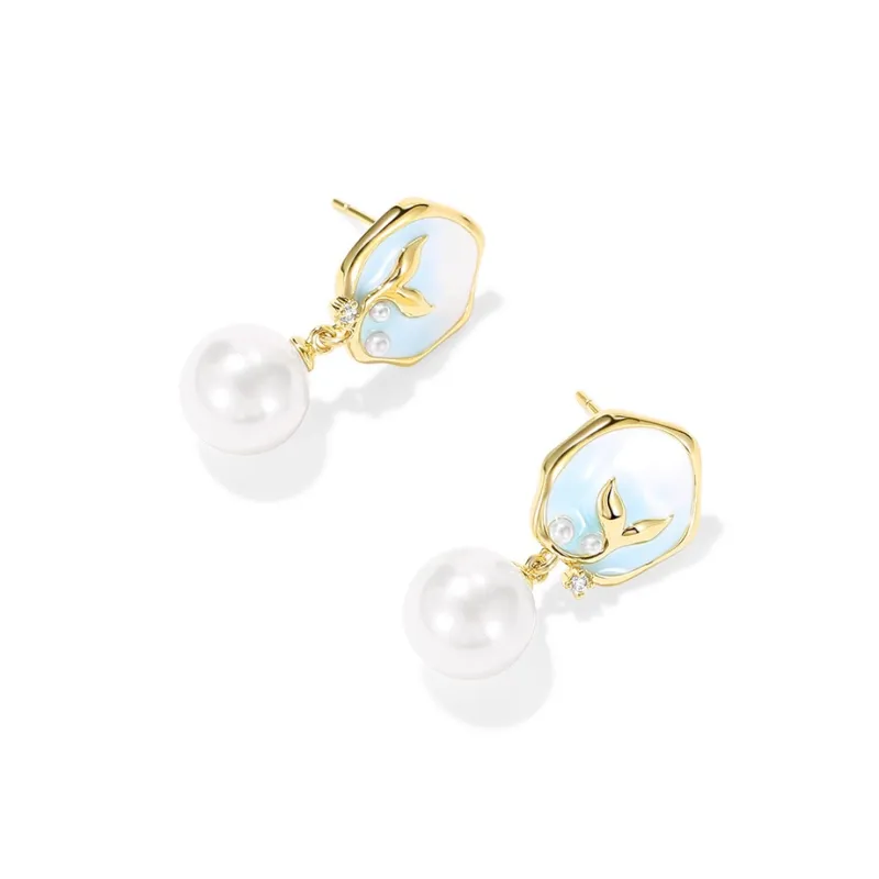 DODOGOGO S925 Silver Stud Earrings Women's-4