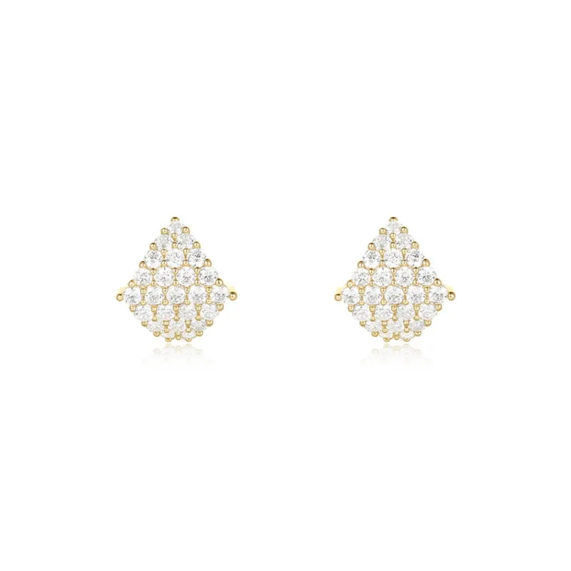 DODOGOGO Alloy S925 Sterling Silver Stud, Synthetic Cubic Zirconia Stud Earrings Women's-0