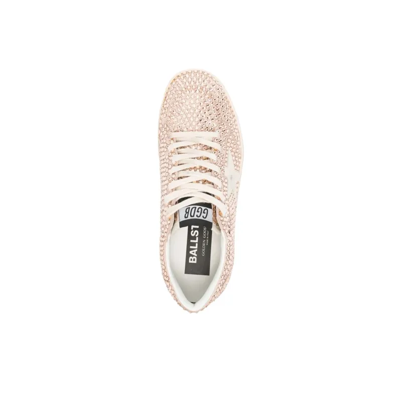 Golden Goose Ball Star Low Top Skateboard Shoes Women's Pink-4