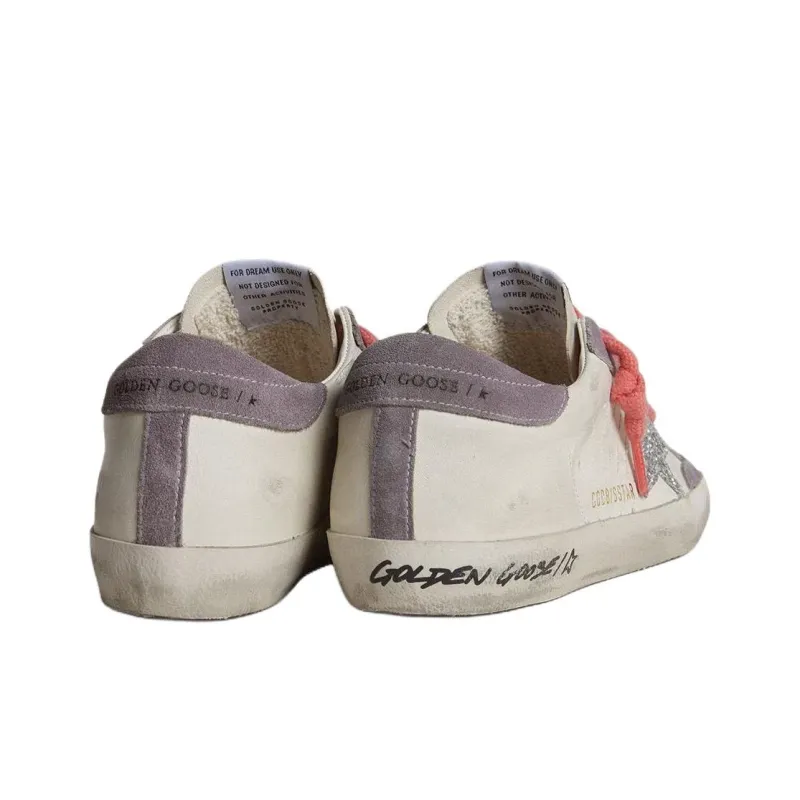 Golden Goose Super Star Low Top Skateboard Shoes Women's Purple-3