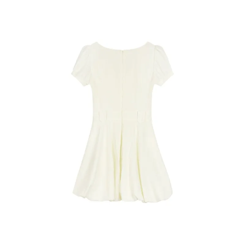 Mu Xiao Xin Short Sleeved Dress Women's-6