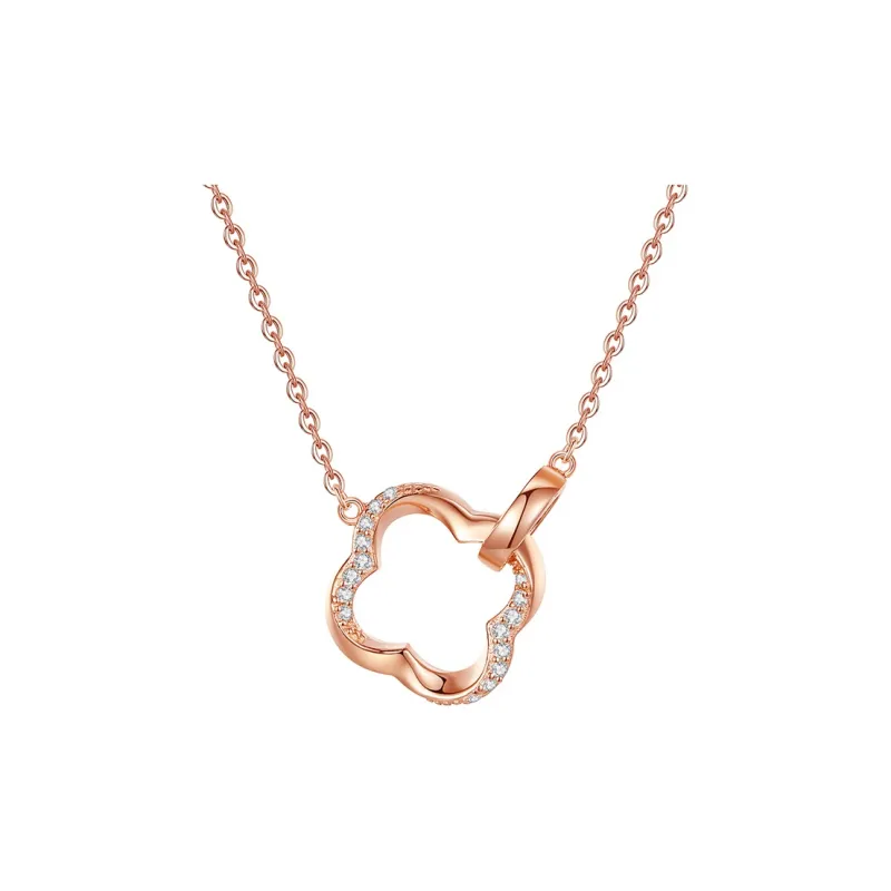 Ascending S925 Silver Necklaces Women's-5